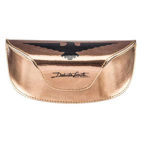 BRANDED Silver Full Rim Aviator left side