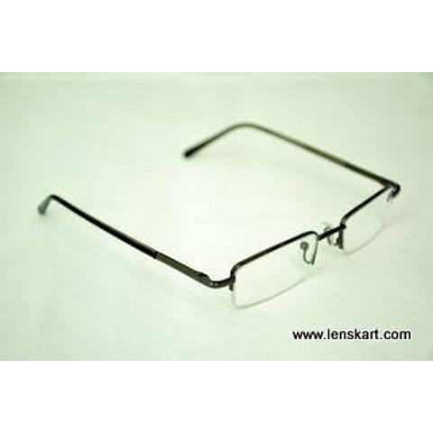 BRANDED Vegas Reading Glasses GunMetal Half Rim  ONLY FOR PLUS POWER left side