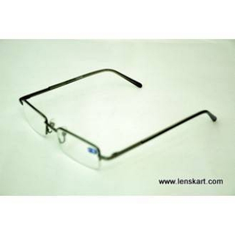 BRANDED Vegas Reading Glasses GunMetal Half Rim  ONLY FOR PLUS POWER left side