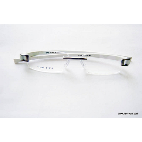Lenskart Rimless Rectangle left side Lenskart Rimless Rectangle left side