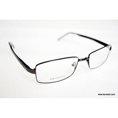 BRANDED Black Full Rim Rectangle right side