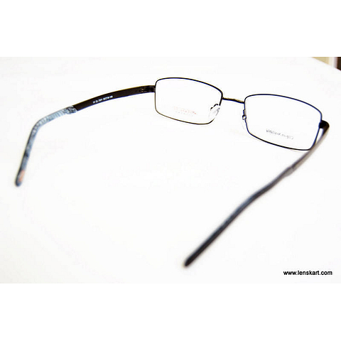 BRANDED Black Full Rim Rectangle right side