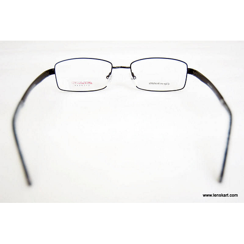 BRANDED Black Full Rim Rectangle left side
