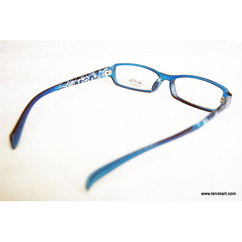 BRANDED Sky Blue Full Rim Rectangle right side