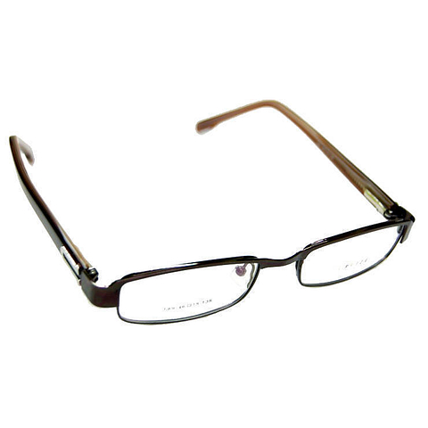 BRANDED Black Brown Brown Full Rim Rectangle Bloom 589 Reading    Only For Plus Power right side