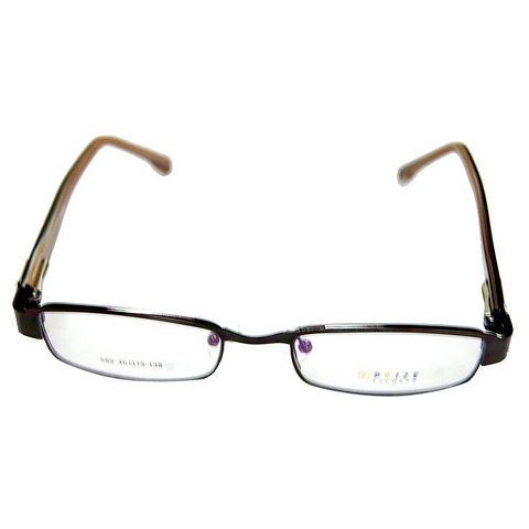 BRANDED Black Brown Brown Full Rim Rectangle Bloom 589 Reading    Only For Plus Power left side