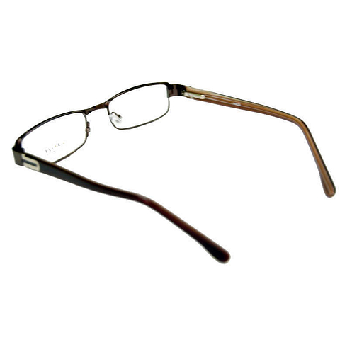 BRANDED Black Brown Brown Full Rim Rectangle Bloom 589 Reading    Only For Plus Power left side