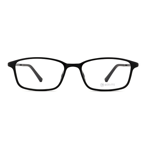 OWNDAYS | ESSENTIAL Black Full Rim Rectangle left side