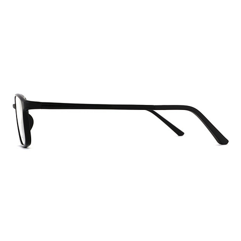OWNDAYS | ESSENTIAL Black Full Rim Rectangle left side