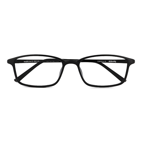 OWNDAYS | ESSENTIAL Black Full Rim Rectangle right side