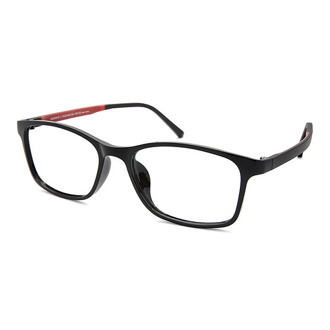 OWNDAYS | ESSENTIAL Black Full Rim Rectangle right side