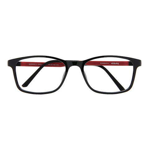 OWNDAYS | ESSENTIAL Black Full Rim Rectangle right side