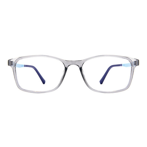 OWNDAYS | ESSENTIAL Light Gray Full Rim Rectangle left side