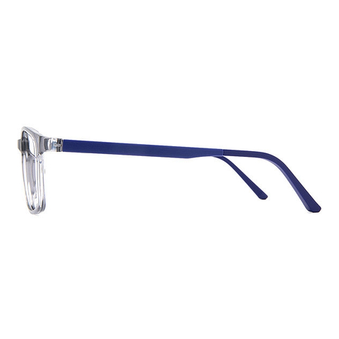 OWNDAYS | ESSENTIAL Light Gray Full Rim Rectangle left side