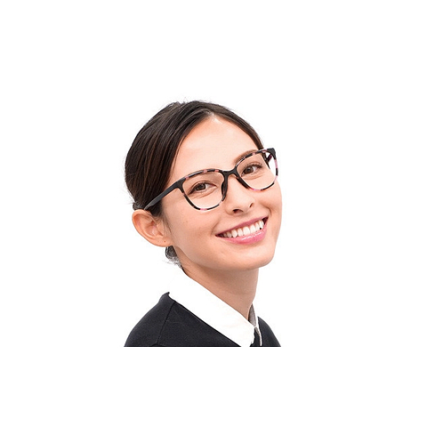 OWNDAYS | ESSENTIAL Clear Full Rim Fox left side