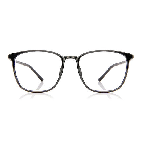 OWNDAYS | ESSENTIAL Black Full Rim Wellington left side