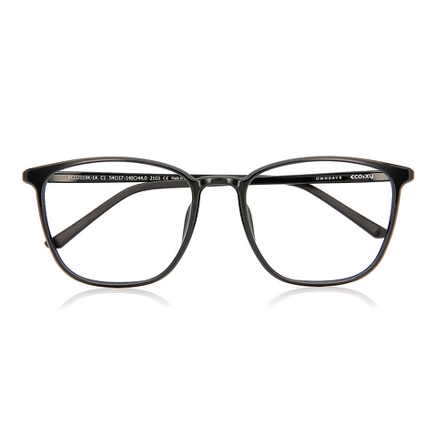 OWNDAYS | ESSENTIAL Black Full Rim Wellington right side