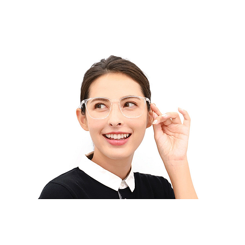 OWNDAYS | ESSENTIAL Black Full Rim Wellington left side