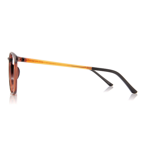 OWNDAYS | ESSENTIAL Light Brown Full Rim Wellington left side