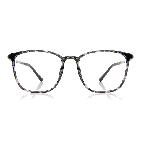 OWNDAYS | ESSENTIAL Light Gray Full Rim Wellington left side