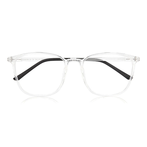 OWNDAYS | ESSENTIAL Crystal Transparent Full Rim Wellington right side
