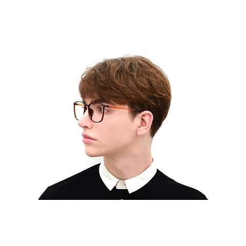 OWNDAYS | ESSENTIAL Crystal Transparent Full Rim Wellington right side