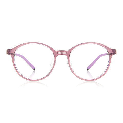 OWNDAYS | ESSENTIAL Purple Full Rim Boston left side