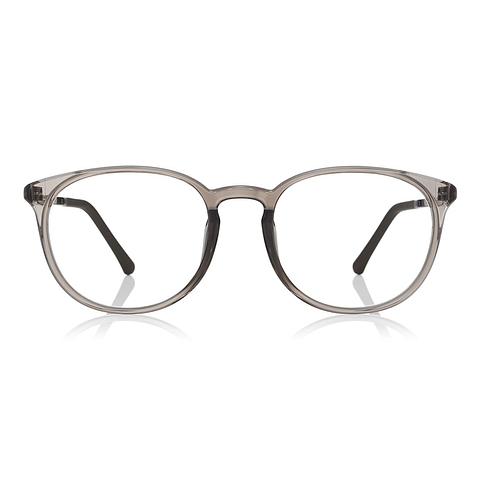 OWNDAYS | ESSENTIAL Light Brown Full Rim Boston left side