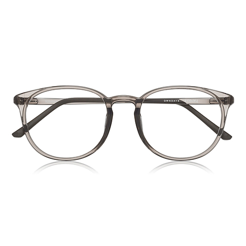 OWNDAYS | ESSENTIAL Light Brown Full Rim Boston right side