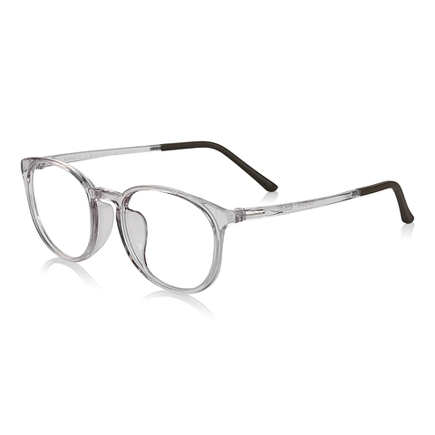 OWNDAYS | ESSENTIAL Clear Pink Full Rim Boston right side