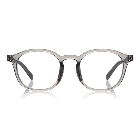 OWNDAYS | ESSENTIAL Light Gray Full Rim Wellington left side
