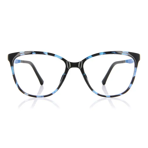 OWNDAYS | ESSENTIAL Blue Demi Full Rim Fox left side