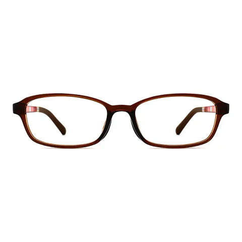 OWNDAYS | ESSENTIAL Dark Brown Full Rim Rectangle left side