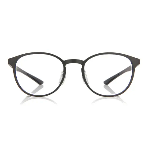 OWNDAYS | ESSENTIAL MATTE BLACK Full Rim Boston left side