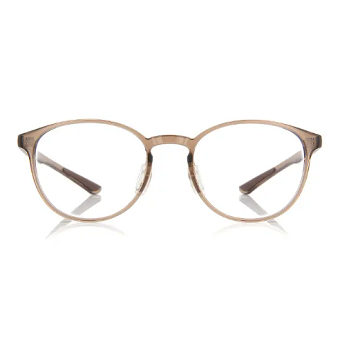 OWNDAYS | ESSENTIAL Light Brown Full Rim Boston left side