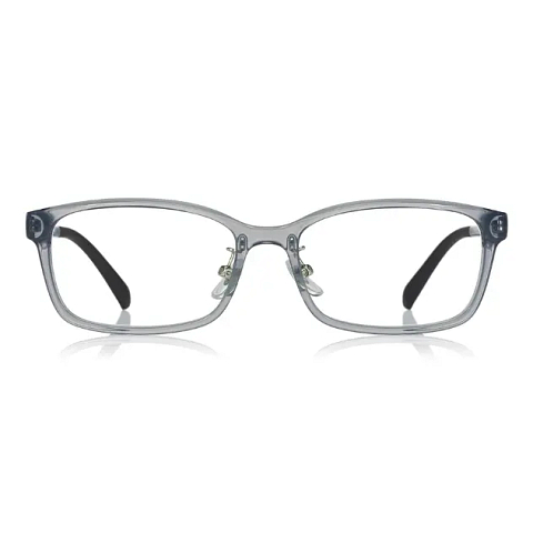 OWNDAYS | ESSENTIAL Gray Full Rim Rectangle left side