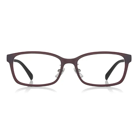 OWNDAYS | ESSENTIAL Matte Red Full Rim Rectangle left side