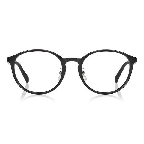 OWNDAYS | ESSENTIAL Black Full Rim Boston left side