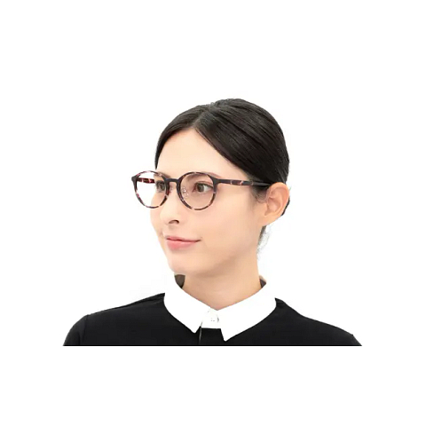 OWNDAYS | ESSENTIAL Brown Demi Full Rim Boston right side