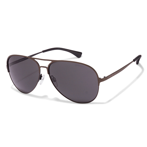 BRANDED Black Full Rim Aviator right side
