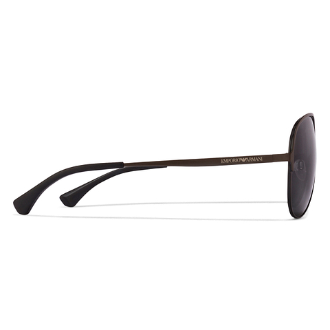 BRANDED Black Full Rim Aviator right side