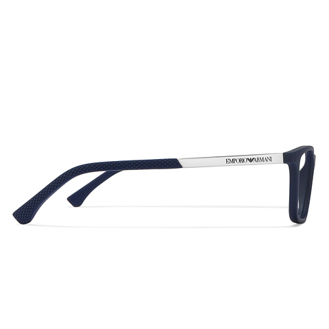 Buy Emporio Armani EA3069 Medium Size-55 Matte Blue Silver Matte