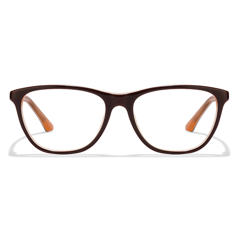 Other Third Party Brands Brown Transparent Full Rim Geometric right side Other Third Party Brands Brown Transparent Full Rim Geometric right side