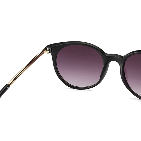 Fallon Colby Black Full Rim Round left side
