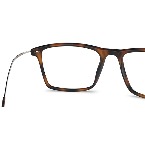 Lenskart Air Screen Glasses Demi Full Rim Rectangle left side
