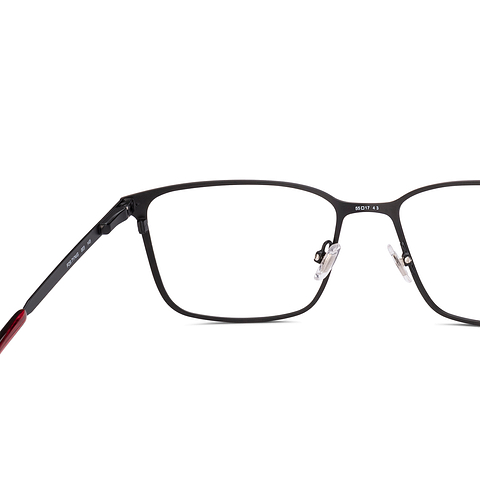 Fossil Black Full Rim Square right side