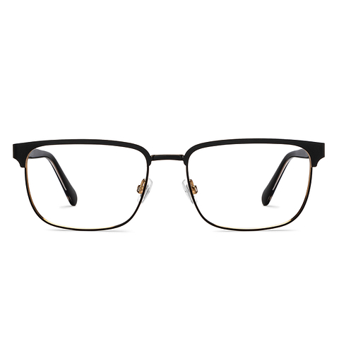 Fossil Black Full Rim Rectangle right side