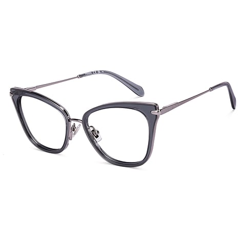 Fossil Sky Blue Full Rim Cat Eye left side
