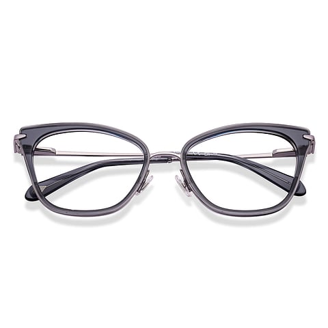 Fossil Sky Blue Full Rim Cat Eye left side