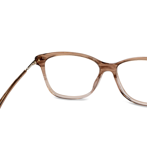 Buy Brown Gold Brown Full Rim Cat Eye Fossil PREMIUM FOS 7105-2OH